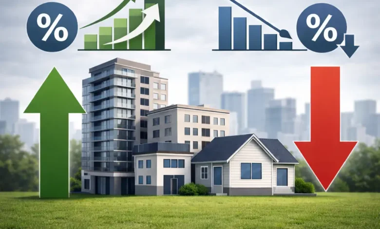 هل يرتفع سعر العقار مع تغير الفائدة؟ شرح مبسط