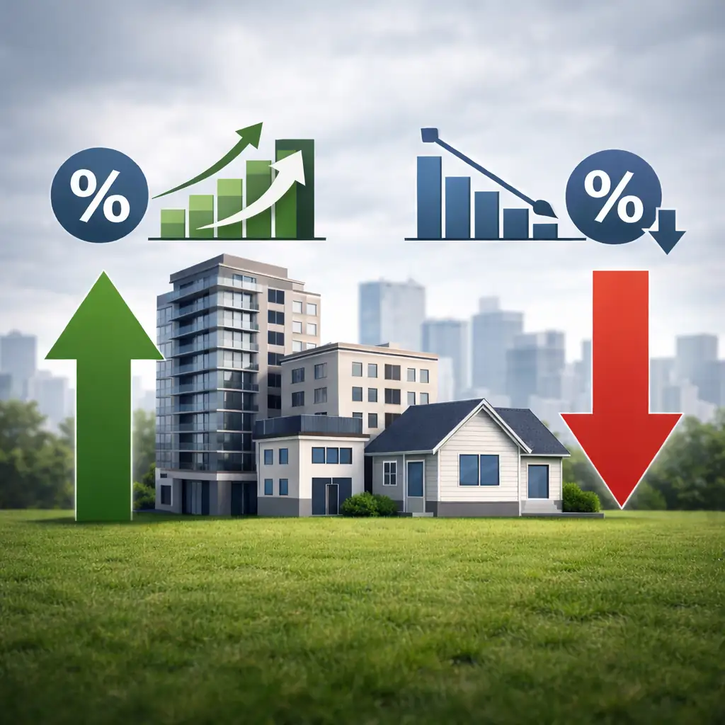 هل يرتفع سعر العقار مع تغير الفائدة؟ شرح مبسط